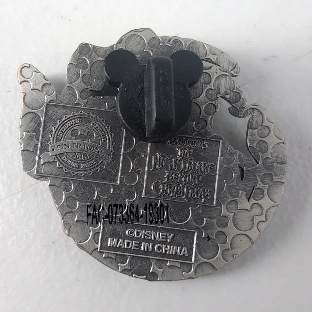 Disney Parks Oogie Boogie Nightmare Before Christmas 2018 Trading Pin Silver